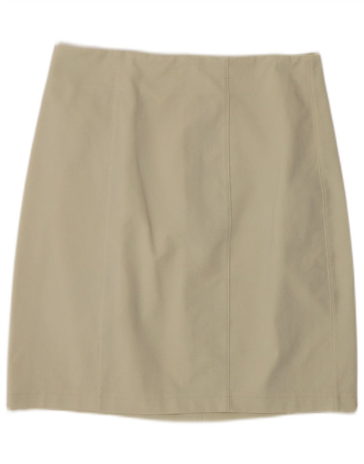 Fusta mini vintage pentru dama mare W30 poliamidă bej