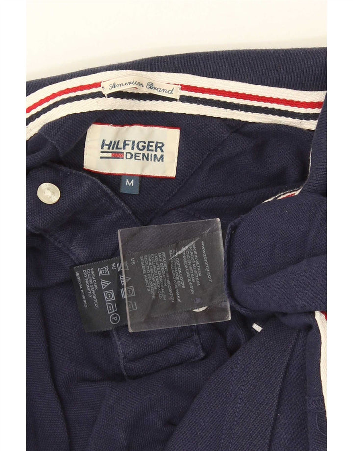 Tricou polo Tommy Hilfiger pentru bărbați, bumbac, albastru bleumarin mediu