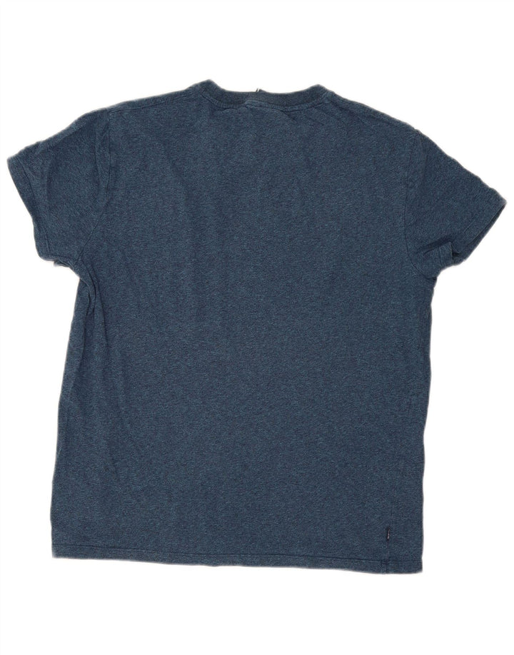 Tricou Superdry pentru bărbați Top mare din bumbac cu pete albastre