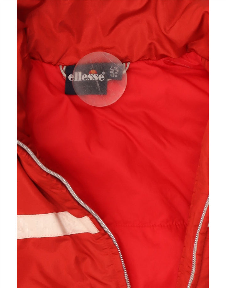 Gilet căptușit supradimensionat pentru femei ELLESSE UK 10 Small Red