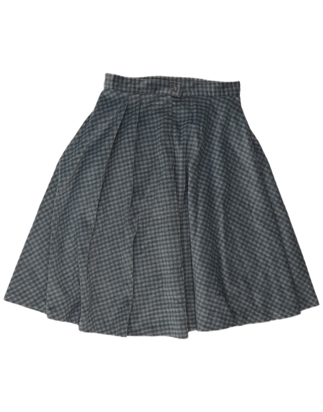 Fusta Cercul Vintage pentru Damă W30 Medium Blue Check