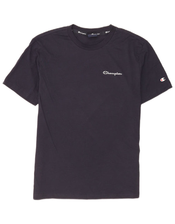 Tricou pentru bărbați Champion Top mic din bumbac bleumarin