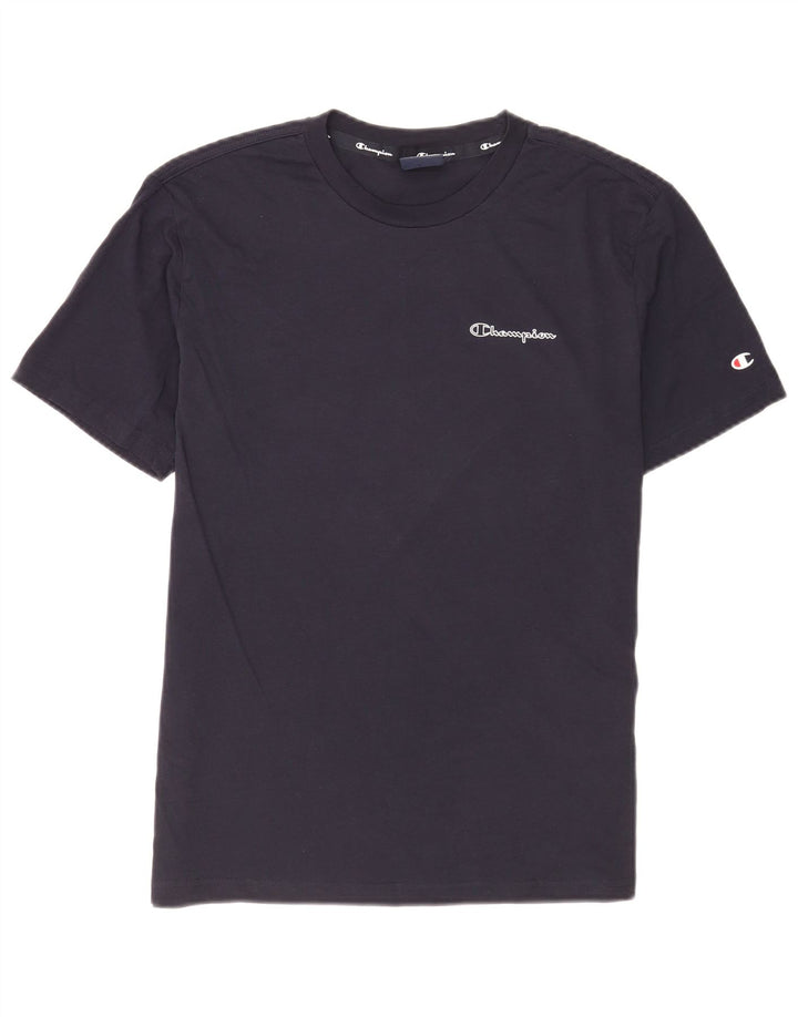 Tricou pentru bărbați Champion Top mic din bumbac bleumarin