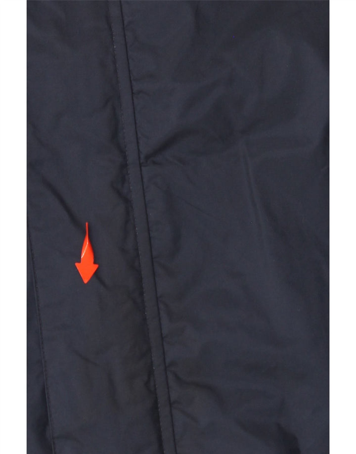 Jachetă de ploaie cu glugă ADIDAS pentru bărbați UK 40 mare nailon bleumarin