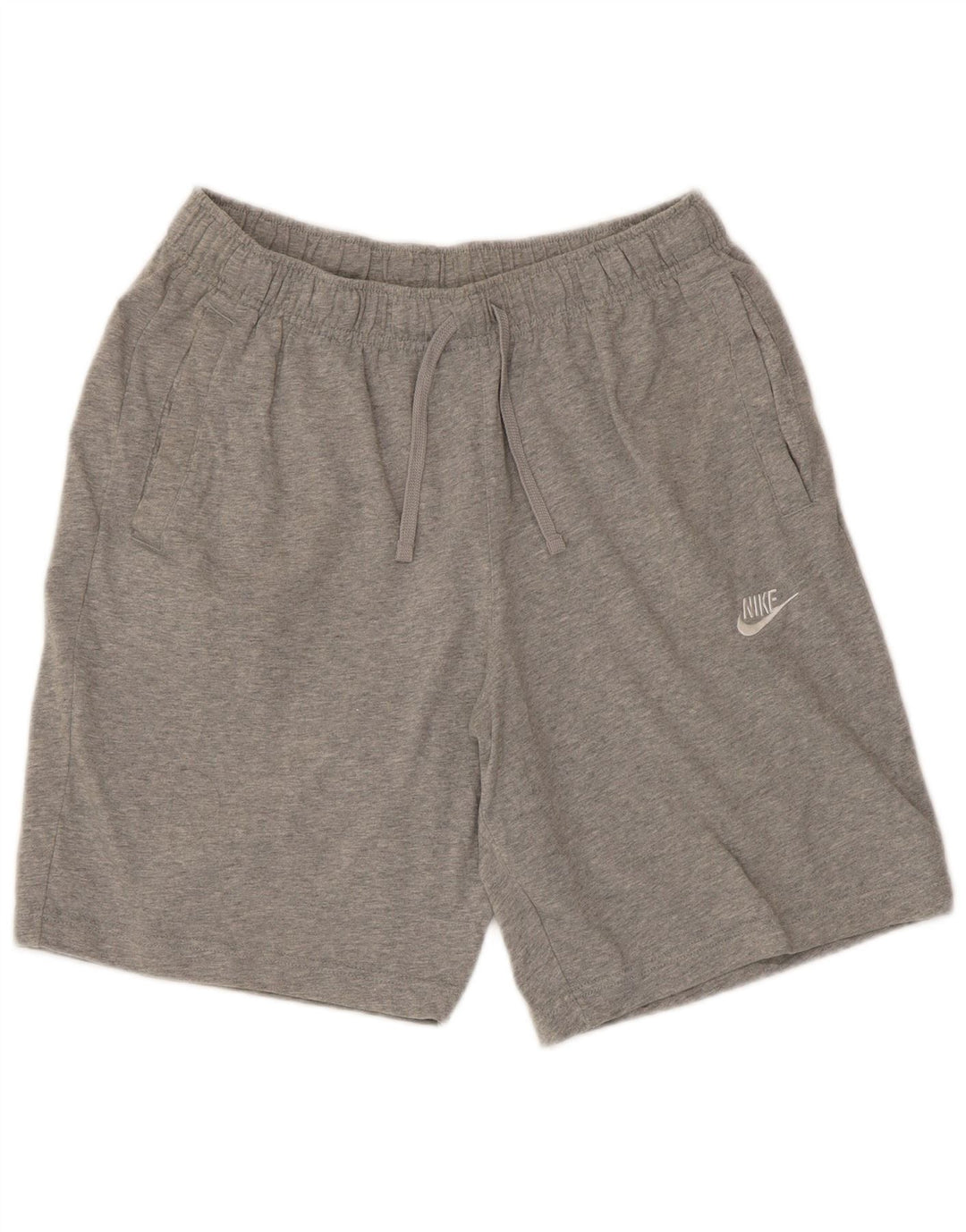 Pantaloni scurți sport Nike pentru bărbați, bumbac cu pete gri medii