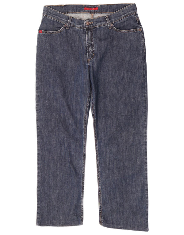 Blugi drepti pentru femei H.I.S UK 18 XL W35 L27 Bumbac albastru