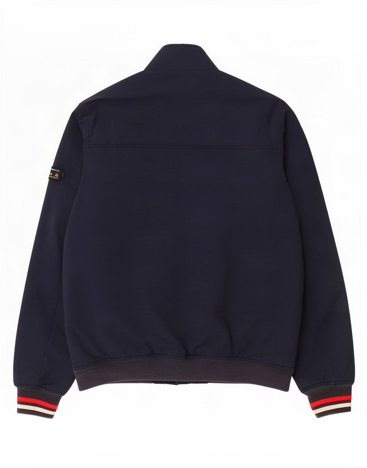 Bomber pentru bărbați Tommy Hilfiger UK 40 Poliamidă mare, albastru bleumarin