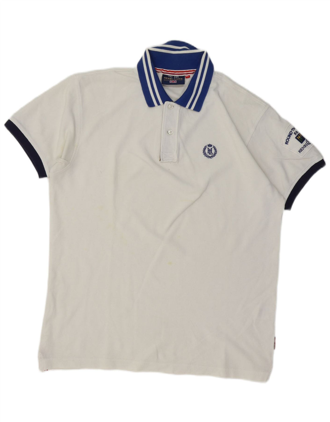 HENRI LLOYD Tricou Polo Rugby XL Bumbac Alb