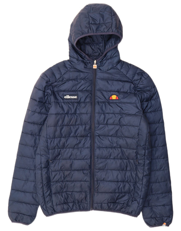 Jachetă căptușită cu glugă pentru bărbați Ellesse UK 38 Medium Bleumarin Poliester