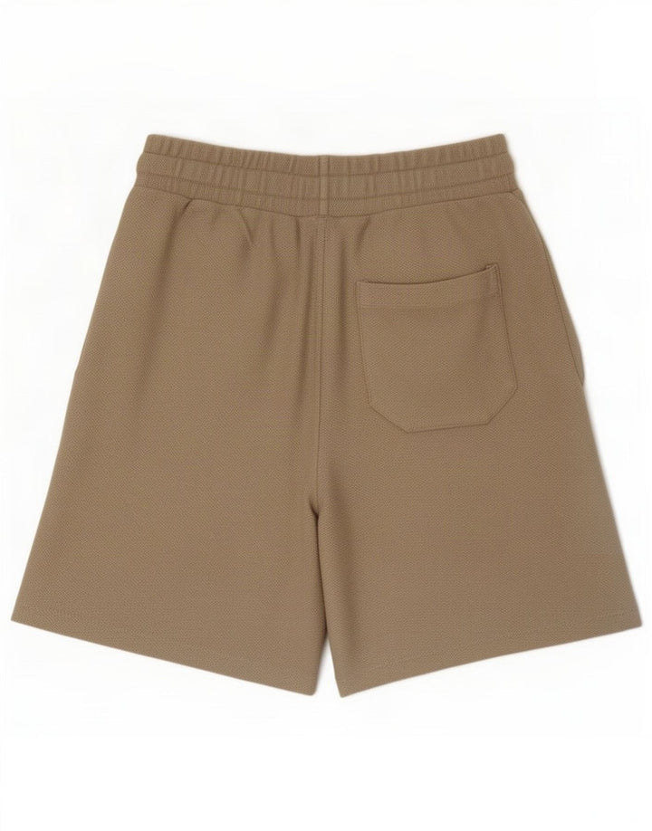 Pantaloni scurți sport pentru bărbați Zara mici, bej, bumbac