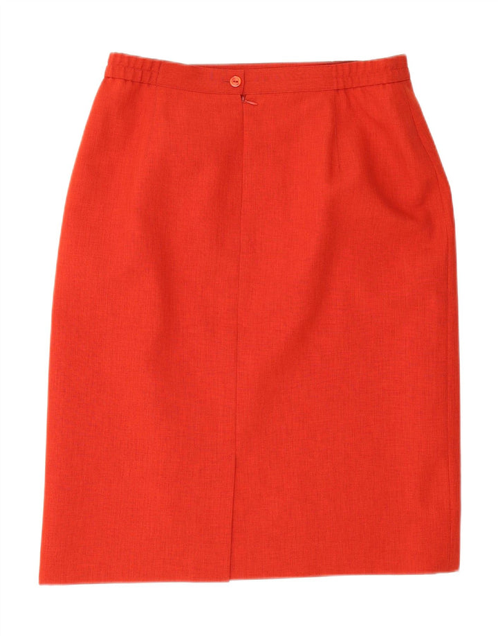 Fusta creion pentru femei Eastex UK 16 Large W30 Poliester roșu