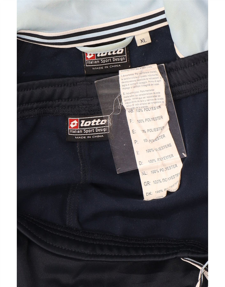 Trening complet pentru femei LOTTO UK 18 XL bleumarin poliester color bloc