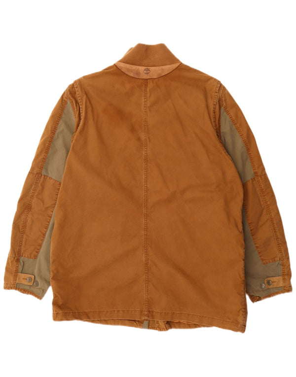 Jachetă utilitare Timberland pentru bărbați, cu ajustare normală, UK 42 XL, maro, color block Army