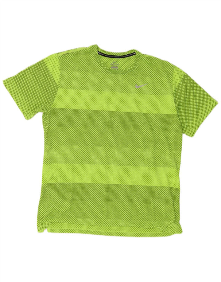 Tricou pentru bărbați Nike Dri Fit Top XL Poliester geometric verde