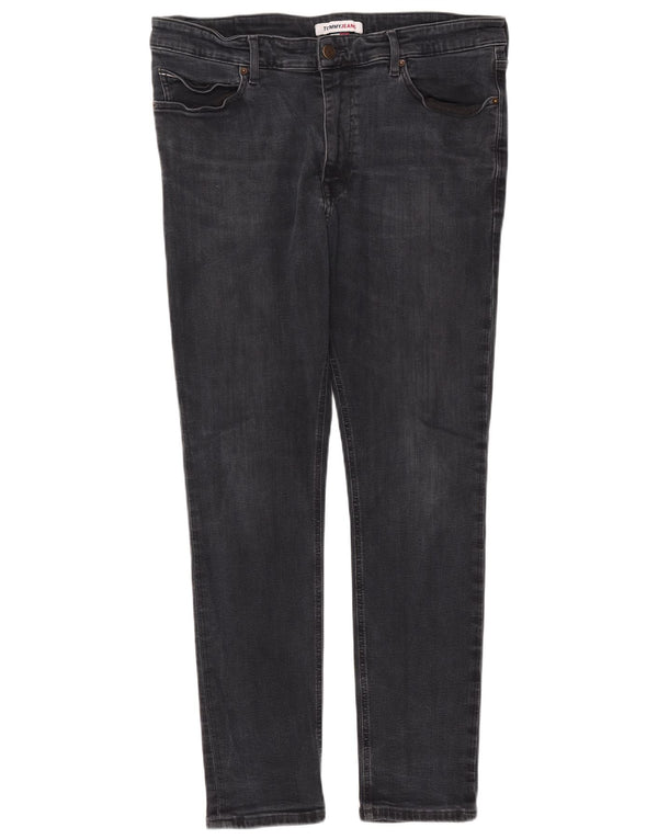 Blugi pentru bărbați Tommy Hilfiger Simon skinny W38 L32 bumbac negru