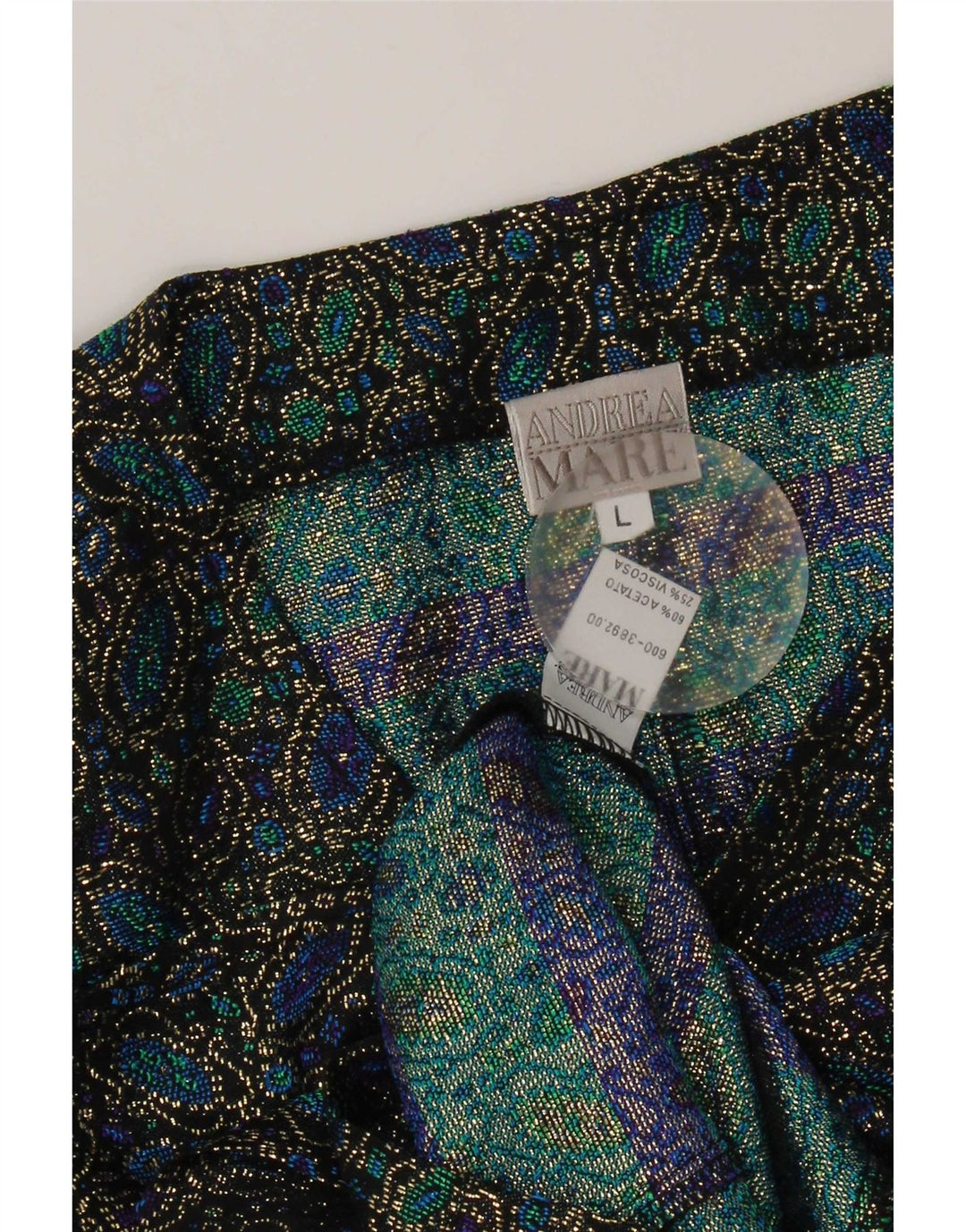 Bluză cămașă cu mânecă scurtă pentru femei Andrea Mare UK 14 mare, multicoloră