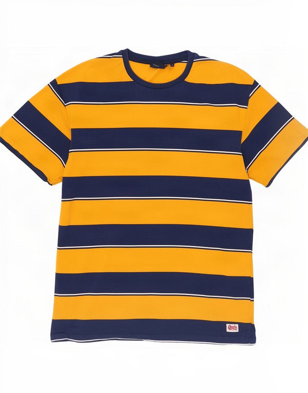 Superdry Mens T-Shirt Top Medium Yellow