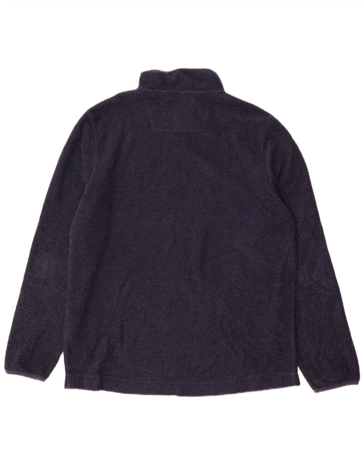 WEIRD FISH Hanorac cu fermoar pentru bărbați Pulover XL Bleumarin Poliester