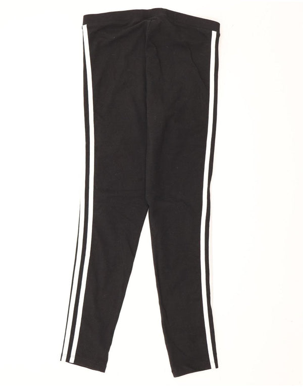 Leggings pentru femei Adidas UK 10 mic bumbac negru