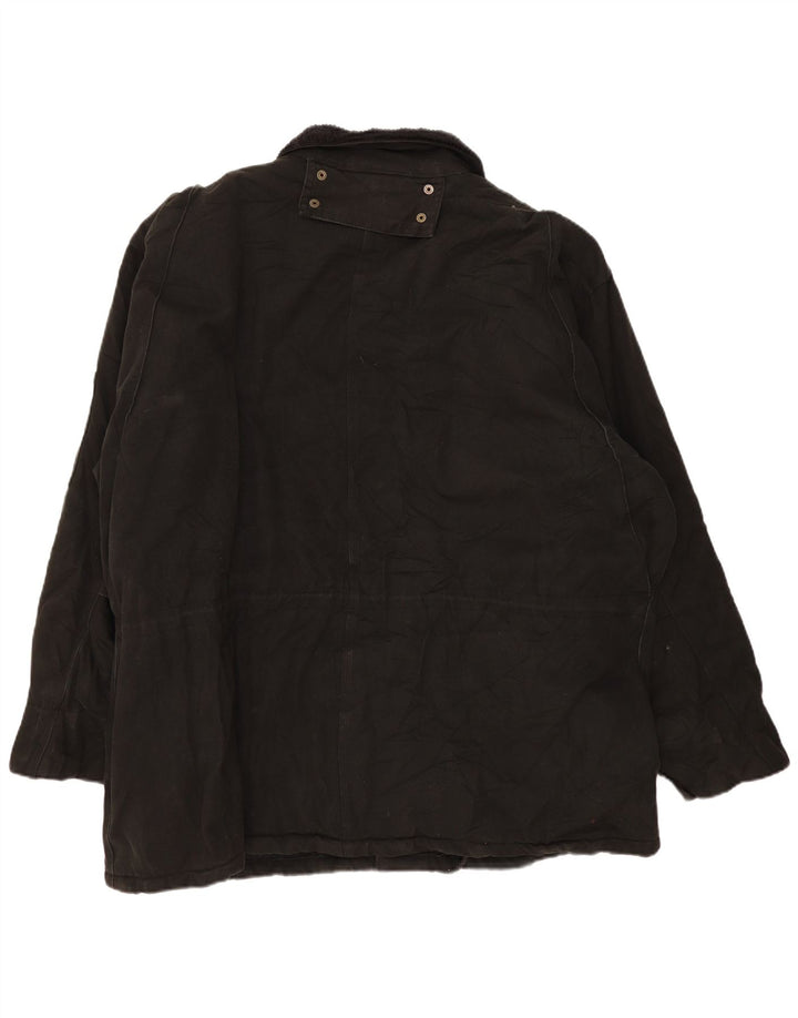 Jachetă Windbreaker pentru bărbați Old Mill UK 44 2XL Bumbac negru