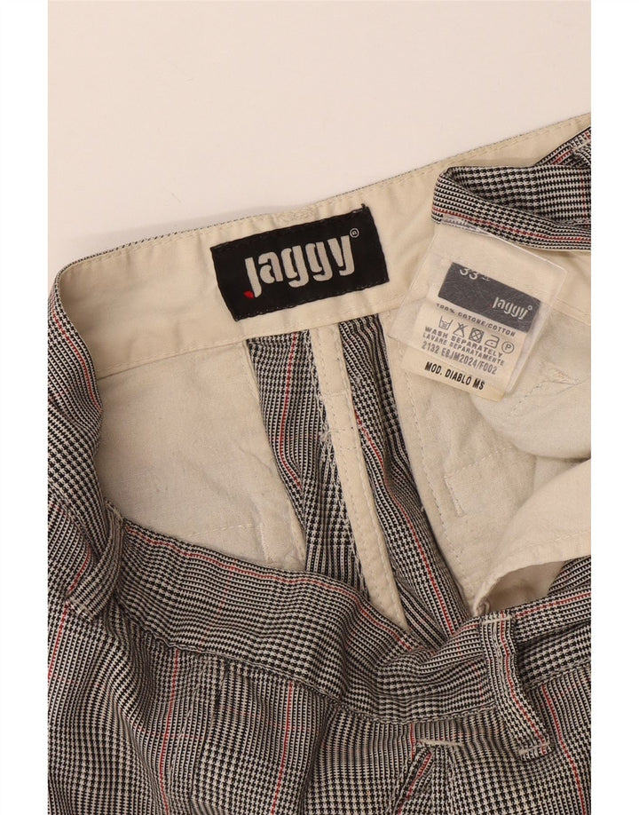 Pantaloni scurți cargo Jaggy pentru bărbați W33, bumbac cu picior de gală, gri mediu