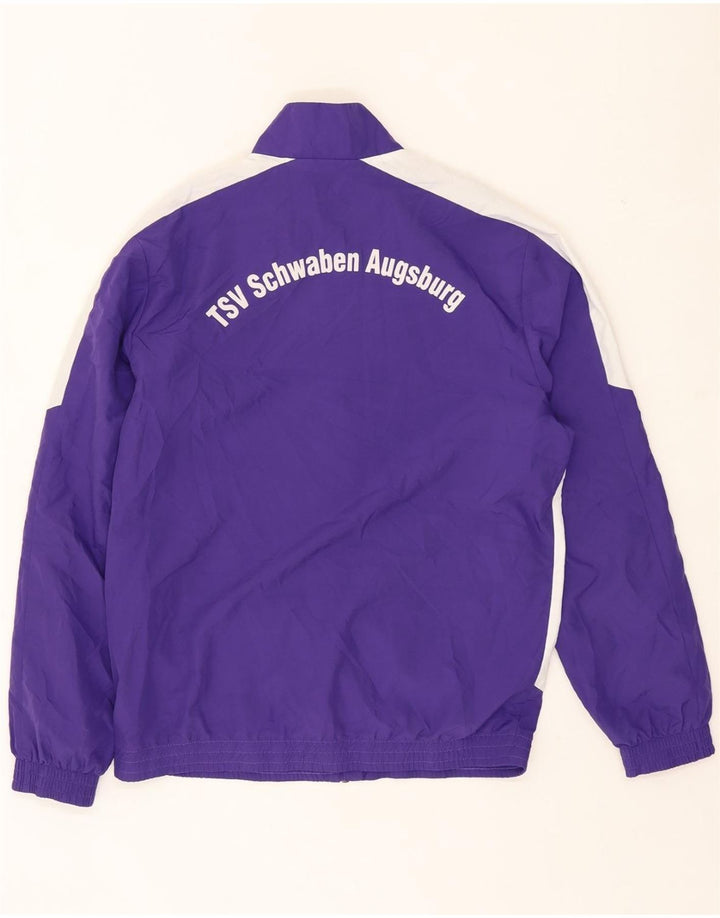 PUMA Mens Graphic Bomber Jacket UK 38 Medium Purple Colourblock Polyester Vintage Puma and Second-Hand Puma from Messina Hembry 