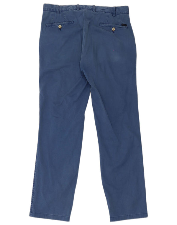 Pantaloni chino drepți pentru bărbați Gant IT 48 Medium L33 L31 Bumbac albastru