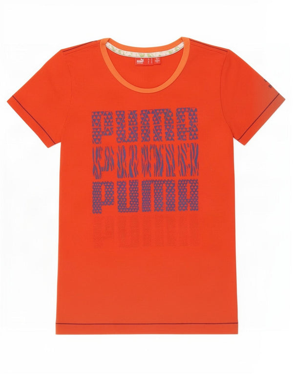 Tricou grafic Puma pentru femei Top UK 10 Small Orange