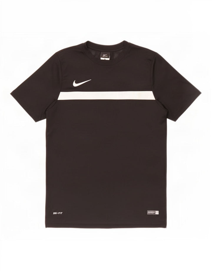 Tricou Nike Dri Fit pentru bărbați Top Mediu Negru Poliester Bloc de culoare