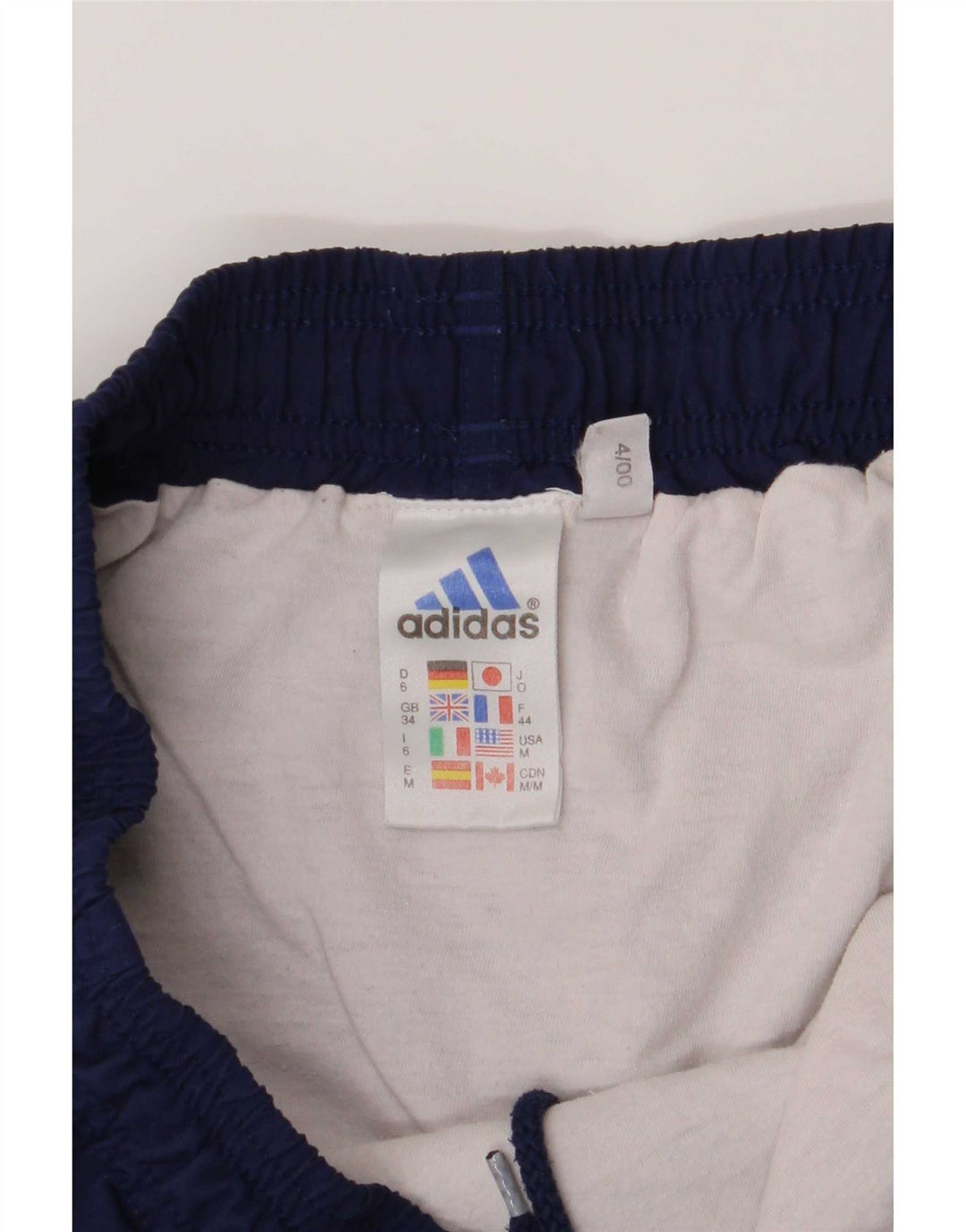 Pantaloni scurți sport pentru bărbați Adidas, mari, albastru, poliester
