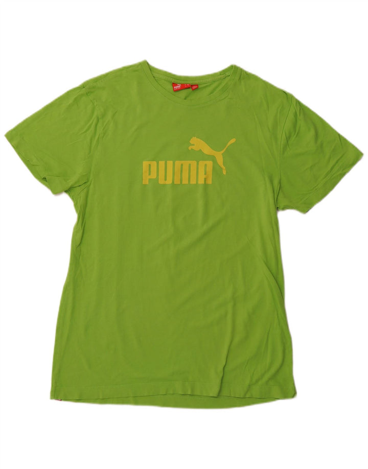 Tricou grafic Puma pentru bărbați Top Large Green Sports