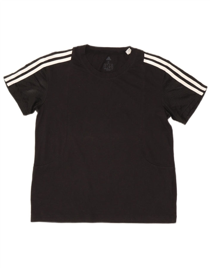 Tricou Adidas pentru femei Top UK 8/10 Small Negru Poliester