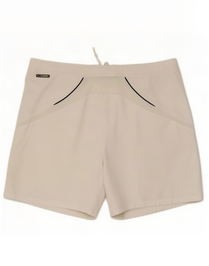Pantaloni scurți sport Puma pentru bărbați, mari, alb, din poliester