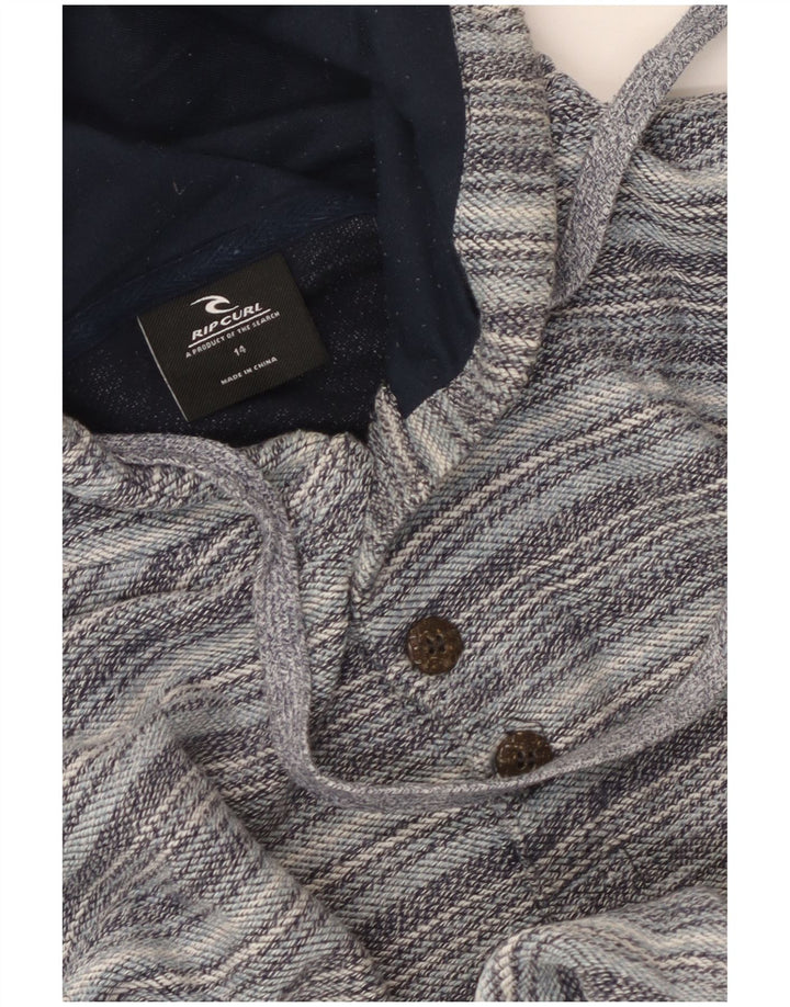 Pulover cu pulover pentru femei Rip Curl UK 14 Large Grey Pinstripe