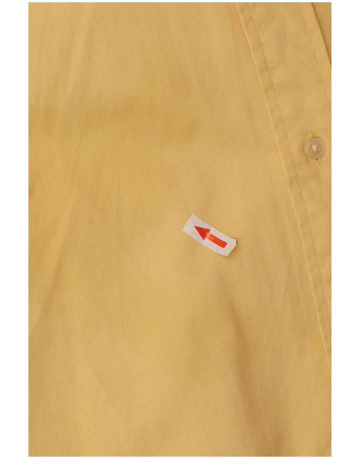Cămașă pentru bărbați Tommy Hilfiger, bumbac galben mare