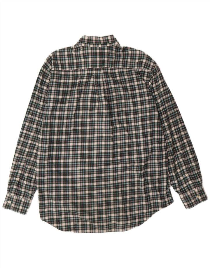 Cămașă de flanel pentru bărbați Vineyard Vines, verde mediu, din bumbac preppy