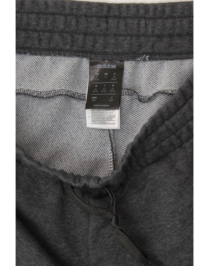 Pantaloni de trening pentru femei ADIDAS Joggeri UK 12/14 Bumbac gri mediu