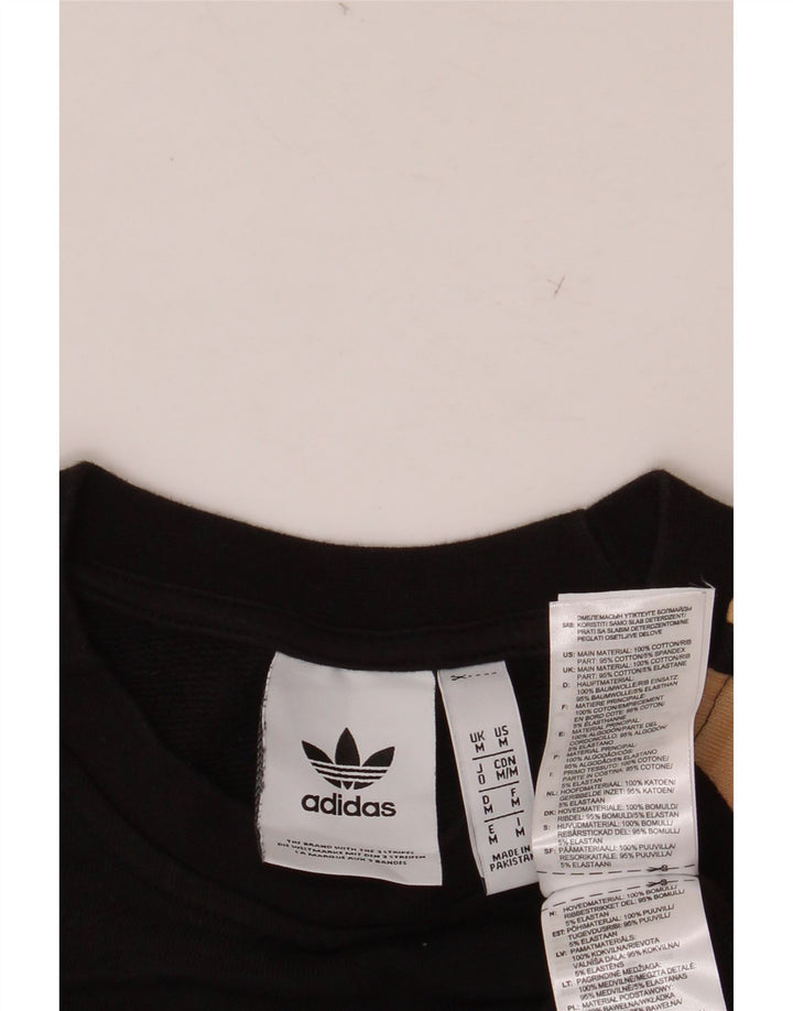 Hanorac pentru bărbați ADIDAS Jumper Mediu Negru Tie Dye Bumbac