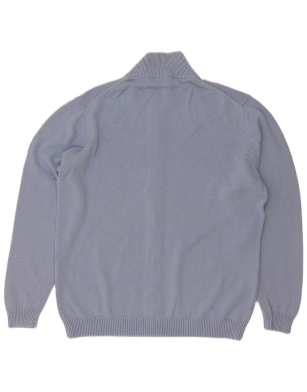 Pulover cardigan pentru bărbați Conte of Florence, bumbac albastru mare