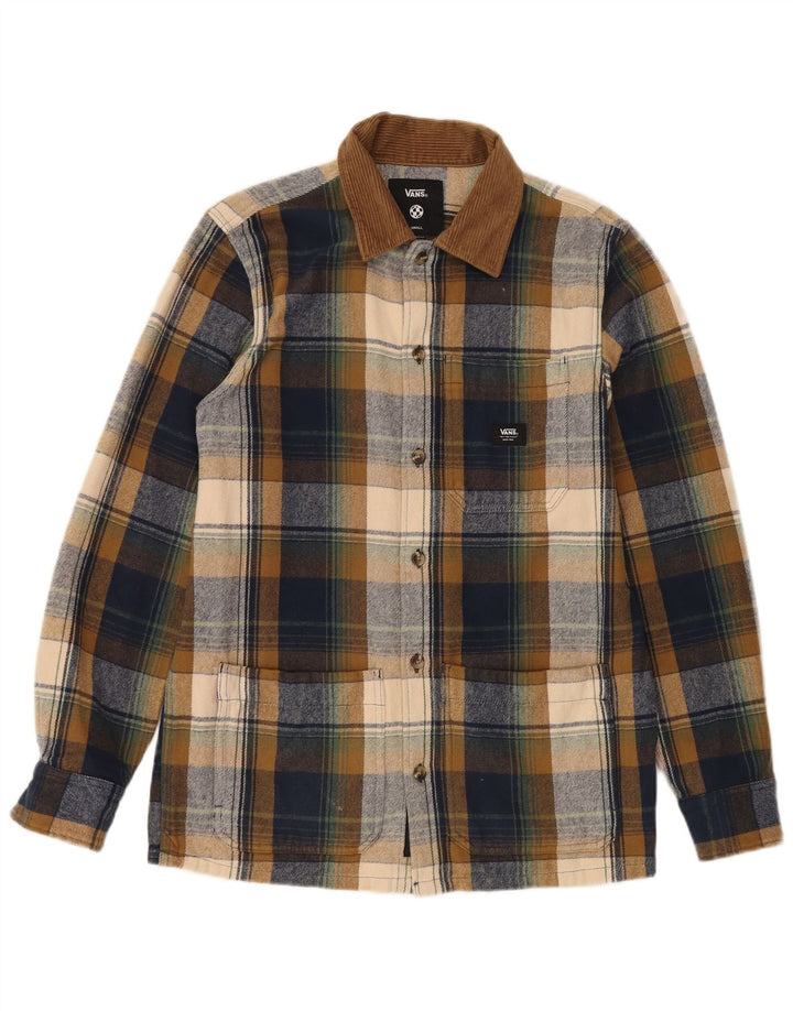 Cămașă Vans Lumberjack Classic Fit Flannel pentru bărbați, cu carouri mici, multicolore