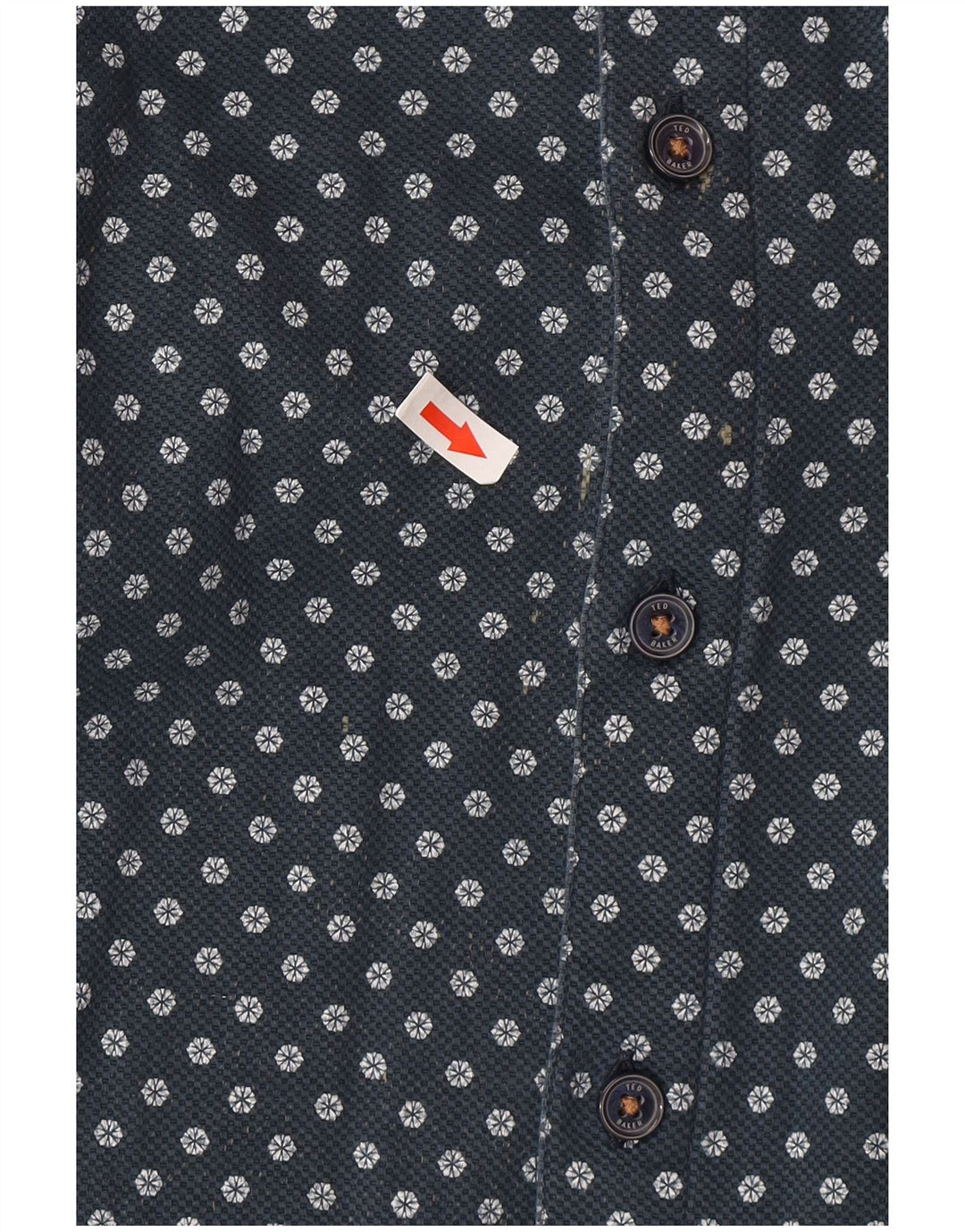 Cămașă Bărbați Ted Baker Mărimea 3 Medium Bleumarin Bumbac Floral