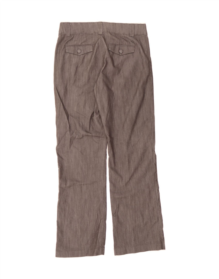 LEE Womens Straight Casual Trousers US 8 Medium W32 L32 Grey Cotton Vintage Lee and Second-Hand Lee from Messina Hembry 