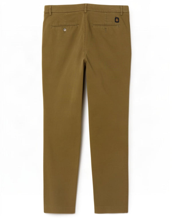 Refrigiwear Pantaloni chino slim pentru femei IT 46 Large W32 L27 Kaki Bumbac