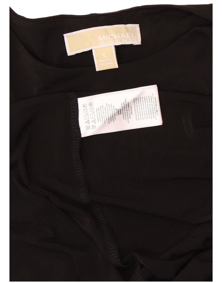 Rochie A-Line pentru femei Michael Kors UK 10 Poliester negru mic