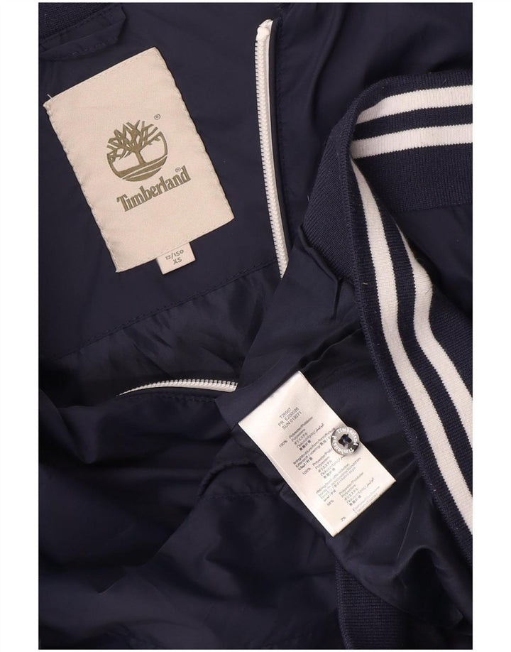 Jachetă Bomber Timberland Băieți 11-12 Ani XS Bleumarin Poliester