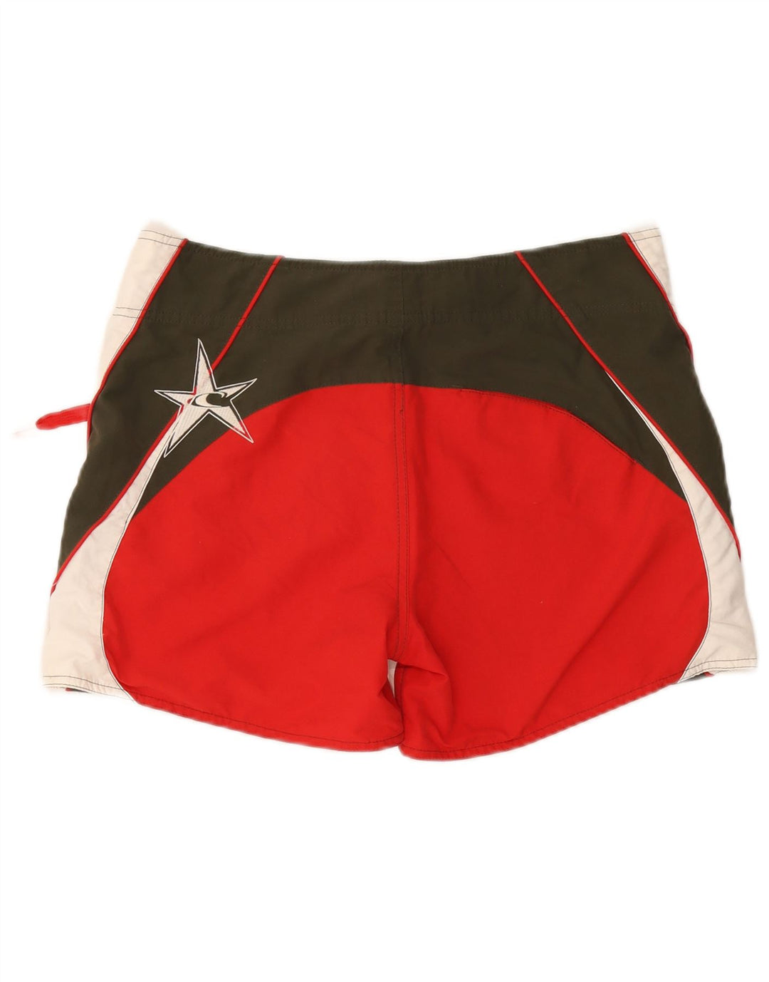 Pantaloni scurți de înot grafic O'NEILL pentru bărbați, alb mediu, poliester color bloc