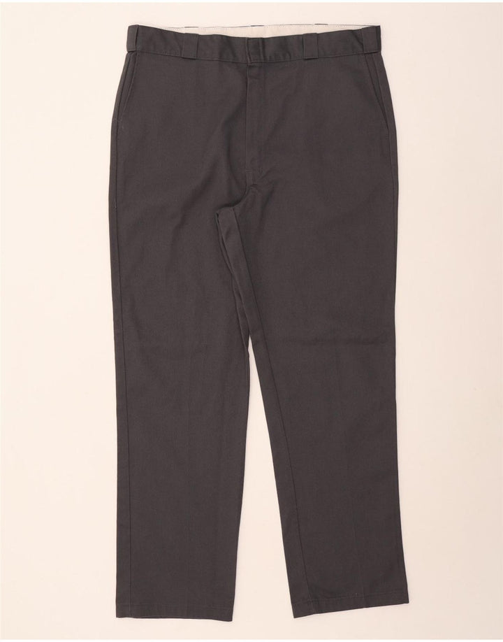 Pantaloni chino drepți pentru bărbați Dickies L40 L34 poliester gri
