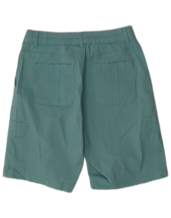 Pantaloni scurți cargo pentru femei Lee, cu ajustare relaxată, US 8 Medium W30, bumbac turcoaz