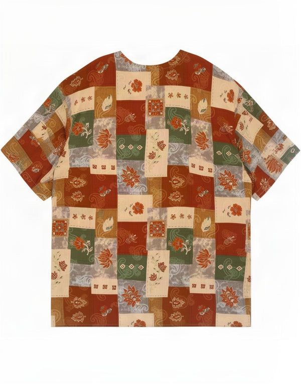 Bluză cămașă cu mânecă scurtă pentru femei By C&A Yessica EU 48/50 2XL Multicolor