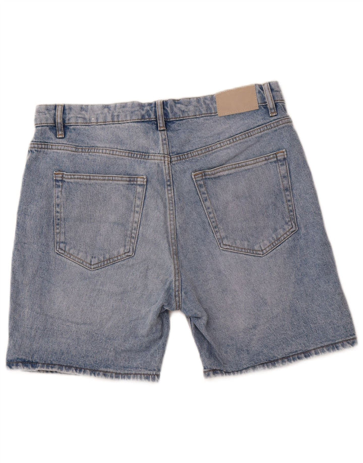 Pantaloni scurți din blugi pentru bărbați ZARA EU 42 Large W32 Blue Bumbac